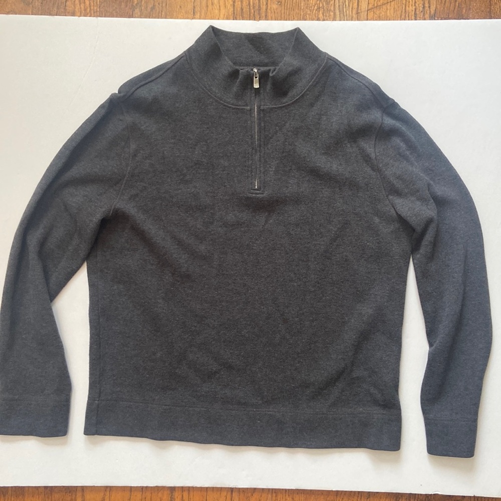 Faconnable 1/4 Zip Sweater, Large, EUC